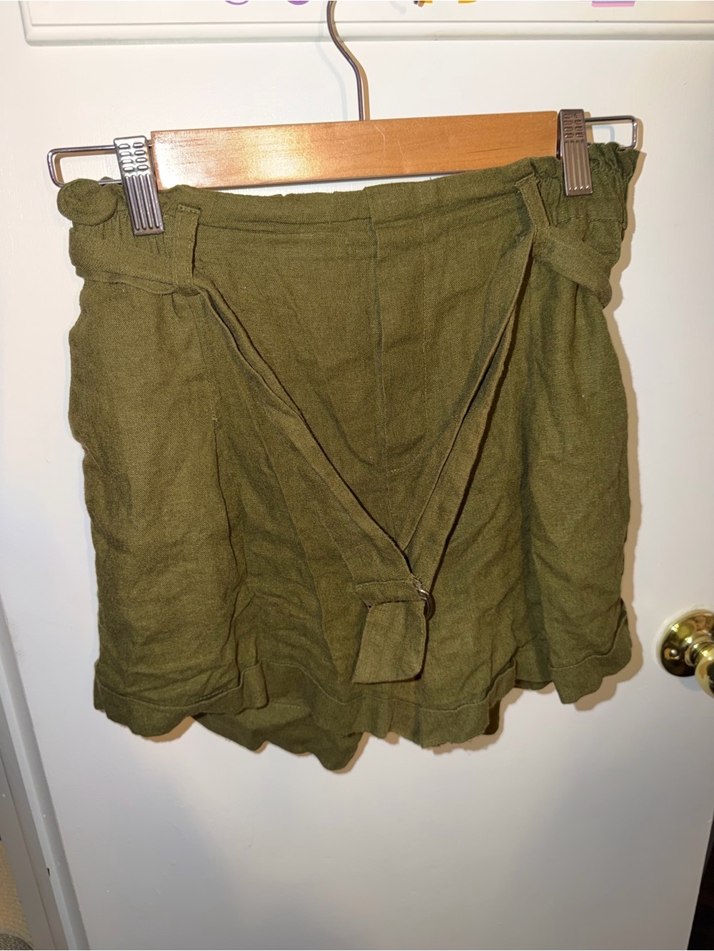 Garage Olive Green shorts